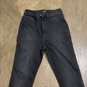 Dark grey skinny jeans